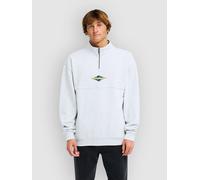 Billabong Burleigh Mock Neck Half-Zip Sweat gris M