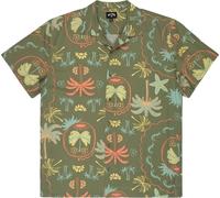 Billabong - Chemise en coton et viscose - Vacay SS Shirt Moss Green pour Homme en Coton - Taille M - Kaki Kaki M