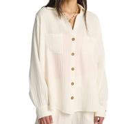 Billabong Swell Long Sleeve Blouse Beige L Femme