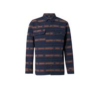 BILLABONG Chemise 'OFFSHORE' bleu marine / marron / marron châtaigne, Taille M