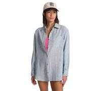 BILLABONG Chemisier 'Wanderer' bleu / blanc, Taille S