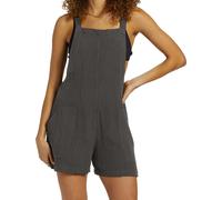 Billabong - Combinaison confortable et légère - Beach Crush Overall Black Sands pour Femme en Coton - Taille XS - Gris Gris XS
