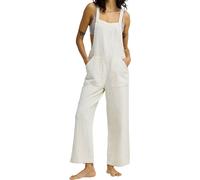 Billabong - Combinaison confortable et légère - Pacific Time Jumpsuit White Cap pour Femme en Coton - Taille XS - Blanc Blanc XS