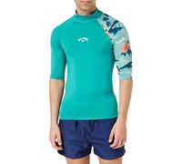 Billabong - Contrast Allover Rashguard Surf pour Homme - Aqua - M