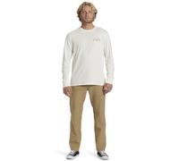 BILLABONG Crayon Wave LS T-Shirt, Off White, L Men's