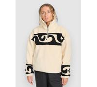 Polaire à col zippé femme Billabong Dont You Beige M