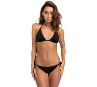 Billabong Femme Sol Searcher Tie Side Tropic Bas De Bikini, Black Pebble, L EU