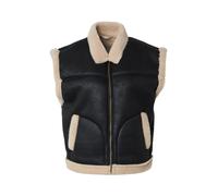 BILLABONG Gilet de sport 'NIGHT LIGHT' crème / noir, Taille L