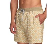 BILLABONG Good Times Layback Elastic Waist 16 inch Swim Trunks Maillot de Bain, Limonade, L Homme