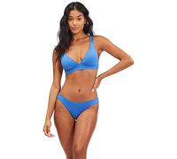 BILLABONG Classic Banded Tri Top Haut de Bikini Classique à Bandes, Bleu marocain 2, L Femme