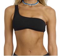 Billabong - Haut de maillot de bain asymétrique - Laura Twisted Sun One Shoulder Black Pebble pour Femme - Taille S - Noir Noir S
