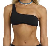 Billabong - Haut de maillot de bain asymétrique - Laura Twisted Sun One Shoulder Black Pebble pour Femme - Taille M - Noir Noir M
