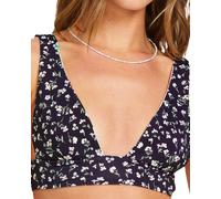 Billabong - Haut de maillot de bain - Shadow Tropic Remi Plunge Multi pour Femme en Nylon - Taille XS - Noir Noir XS
