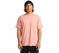 Billabong Haut en Tricot Manches Courtes Arch Crew SS Homme Rose XL