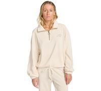 Billabong Haut en Tricot Manches Courtes Coffee Time Femme Blanc XL