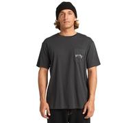 BILLABONG Homme Stacked Arch Pkt T-Shirt, Washed Black, M EU