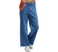 Billabong - Jean évasé en coton - Be Free Pants Medium Indigo pour Femme en Coton - Taille 39 - Bleu Bleu 39