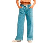 Jeans Wide Leg femme Billabong Zonte Bleu XS