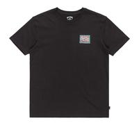 Billabong - Kid's Crayon Wave S/S - T-shirt - 152 - washed black
