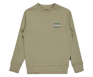 Billabong - Kid's Foundation Crew - Pull - 146 - grey green