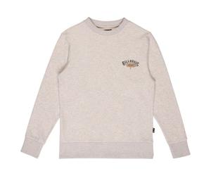 Billabong - Kid's Foundation Crew - Pull - 164 - light grey heather