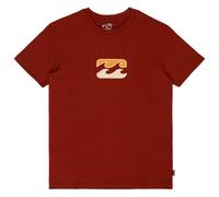 Billabong - Kid's Icon Wave S/S - T-shirt - 128 - fired red