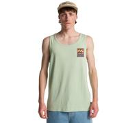 BILLABONG T-Shirt 'Stamp' vert clair / mauve / orange clair / noir, Taille XL