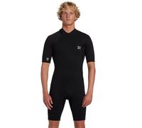 Billabong Mens Foil 2mm Back Zip Shorty Wetsuit ABYW500122 - Black