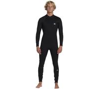 Billabong Mens Foil 3/2mm Flatlock Back Zip Wetsuit ABYW100233 - Black