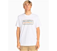 Billabong Mens SS Cotton T-Shirt ~ Marque déposée blanc