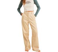 Billabong - Pantalon cargo - Tones Collet Carpenter Pant Oat pour Femme en Coton - Taille 39 - Beige Beige 39