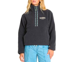 Billabong - Polaire à col montant - Horizon Sherpa Mock Neck Black Sands - Taille S - Noir Noir S