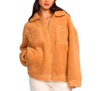 Billabong - Polaire décontractée et chaude - Resound Sherpa Shacket W Dusty Trails pour Femme - Taille XS - Marron Marron XS