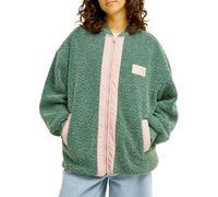 Billabong - Polaire oversize en sherpa - College Picture Sherpa Vest Stormy Seas - Taille XS/S - Vert Vert XS/S