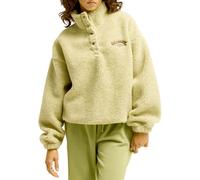 Billabong - Polaire oversize en sherpa - Run The Road Smoke Green pour Femme - Taille M - Vert Vert M