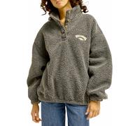 Billabong - Polaire oversize en sherpa - Run The Road Sugar Off Black - Taille S - Gris Gris S