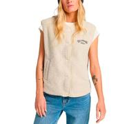 Billabong - Polaire sans manches en sherpa - Be Happy Vest W White Cap pour Femme - Taille S - Beige Beige S