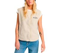 Billabong - Polaire sans manches en sherpa - Be Happy Vest W White Cap pour Femme - Taille XS - Beige Beige XS