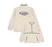 Billabong - Polaire sherpa demi-zippée - Tombstone Half Zip Oatmeal - Taille M - Blanc Blanc M