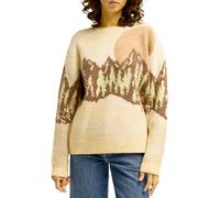 Billabong - Pull en maille jacquard - Camp Sweater Pullover Oat en Laine - Taille S - Beige Beige S