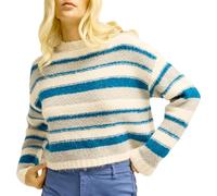 Billabong - Pull en maille rayé - Soft Breeze Pullover White Cap - Taille S - Beige Beige S
