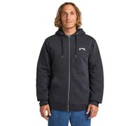 Sweat à capuche Billabong Arch Sherpa full zip noir intense - S