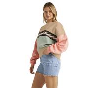 Billabong Pull rétro pour femme Motif 73 Days Cabo Style années 90, multicolore, M