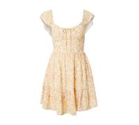 BILLABONG Robe 'SWEET BOUQUET' marron / jaune clair / violet / rose pastel, Taille 40