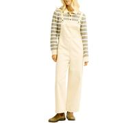 Billabong - Salopette en jean - Pacific Denim Onesie Jumpsuit White Cap en Coton - Taille S - Beige Beige S