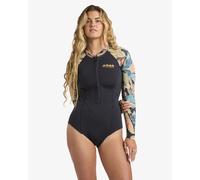 Billabong - Salty Dayz Natural Ls Spring - Combinaison de surf femme Black Tropical - S