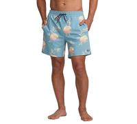 BILLABONG Shorts de bain 'Good Times' beige / bleu clair / jaune pastel / blanc, Taille M
