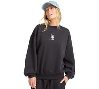 Billabong Pull en Polaire So Sunny Kendal Crew Femme Noir S