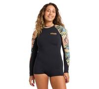 Billabong - Spring Fever Natural Ls Spring - Combinaison de surf femme Black Tropical - M