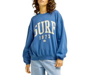 Billabong - Sweat à col rond - Kendall Aloha Sweatshirt True Navy pour Femme en Coton - Taille M - Vert Vert M
